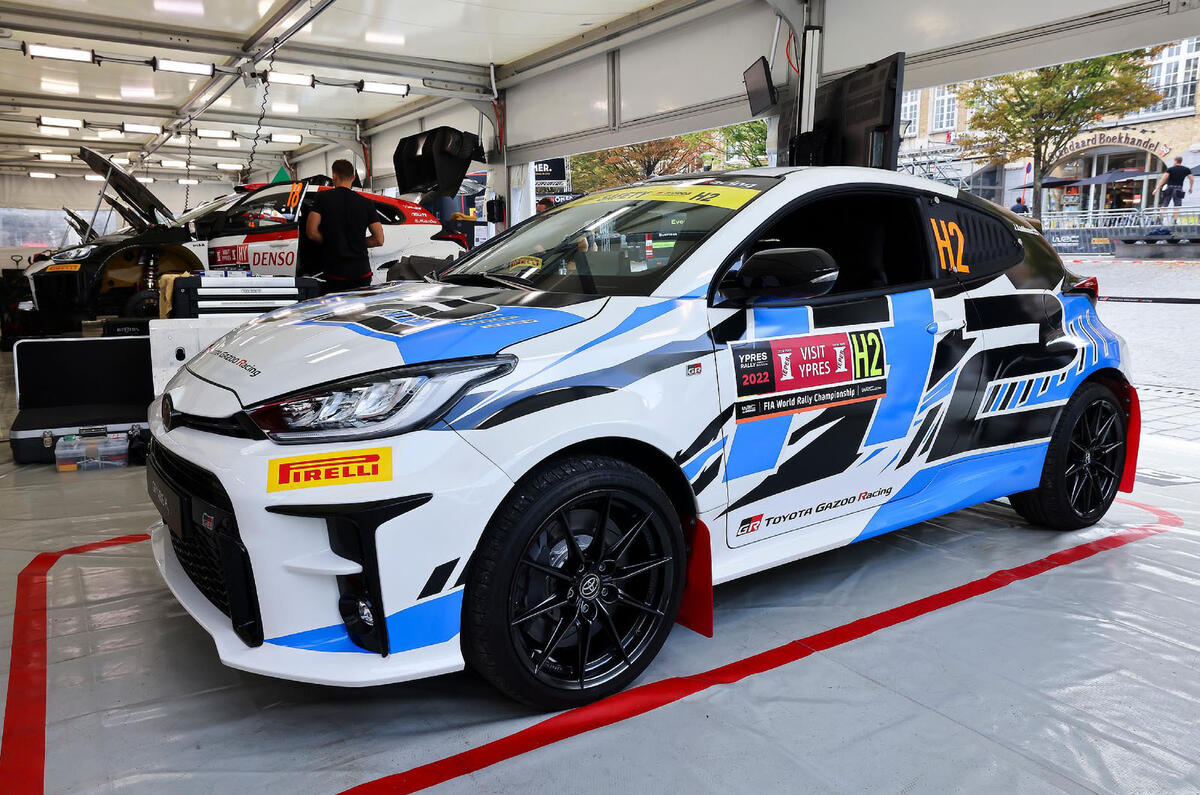 Toyota GR Yaris H2 rally prototype 02 Toyota GR Yaris H2 rally prototype 02