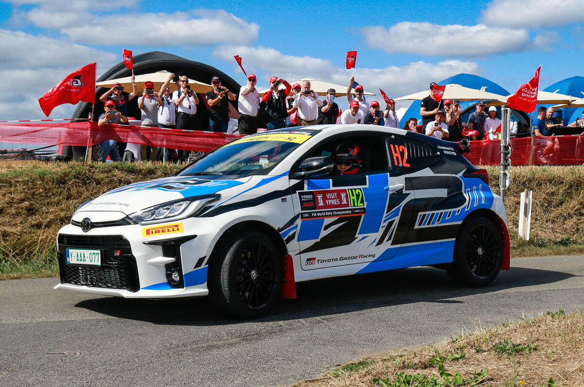 Toyota GR Yaris H2 rally prototype 09 Toyota GR Yaris H2 rally prototype 09