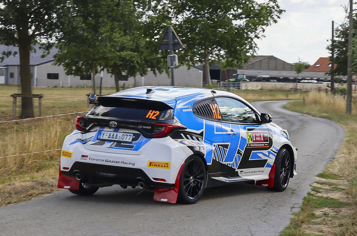 Toyota GR Yaris H2 rally prototype 13 Toyota GR Yaris H2 rally prototype 13