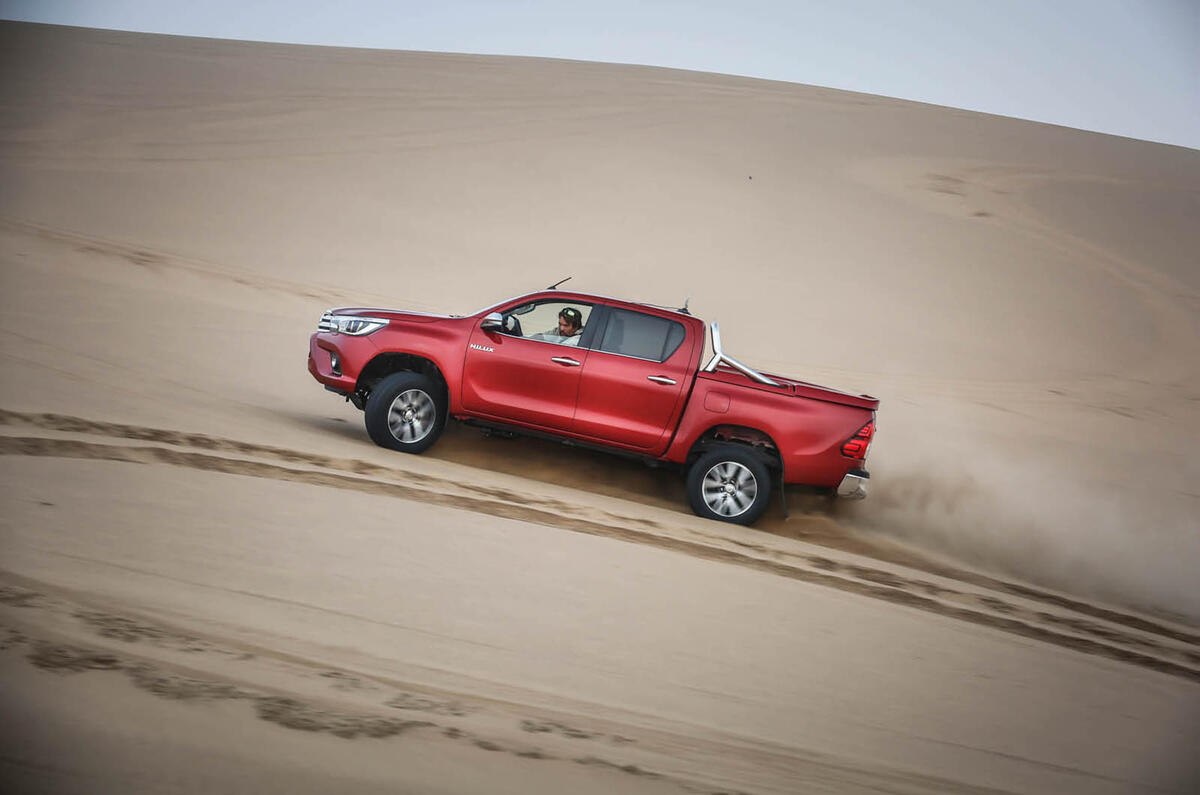 Toyota Hilux in Namibia