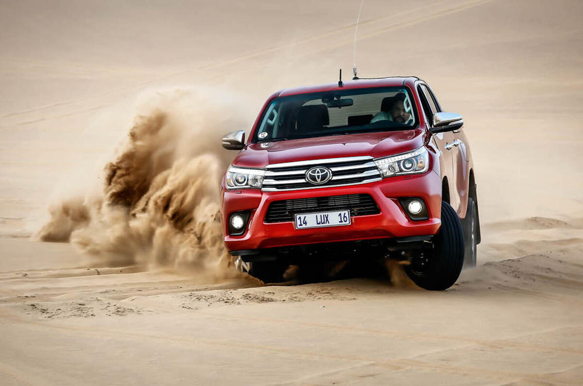 Toyota Hilux in Namibia