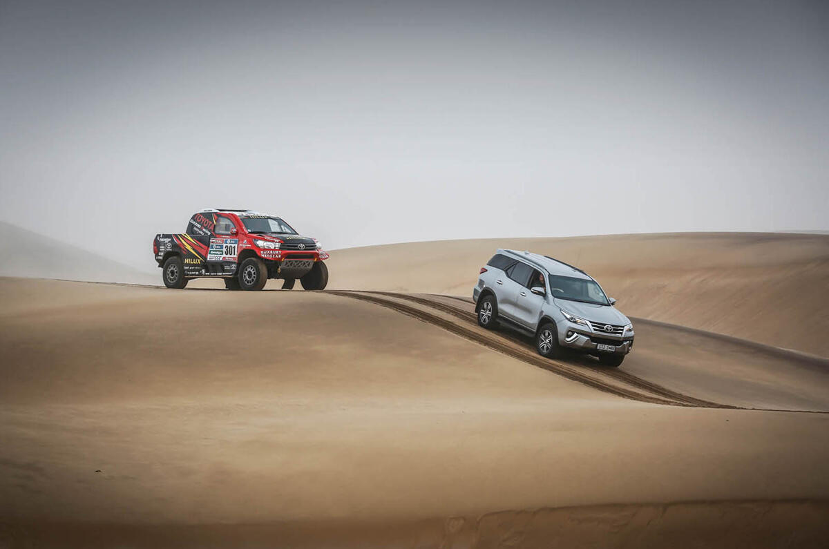 Toyota Hilux in Namibia