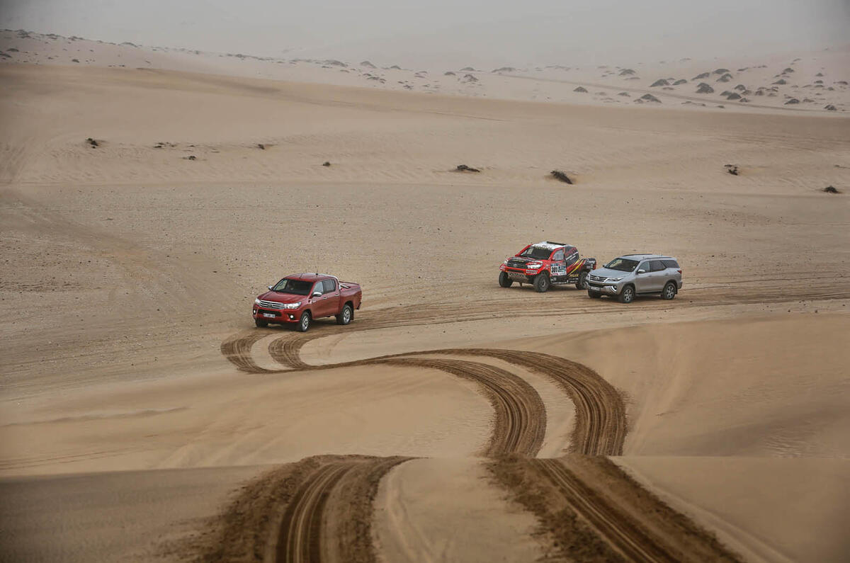 Toyota Hilux in Namibia