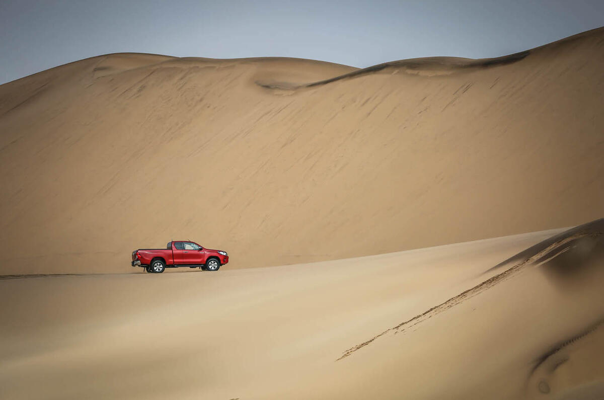 Toyota Hilux in Namibia