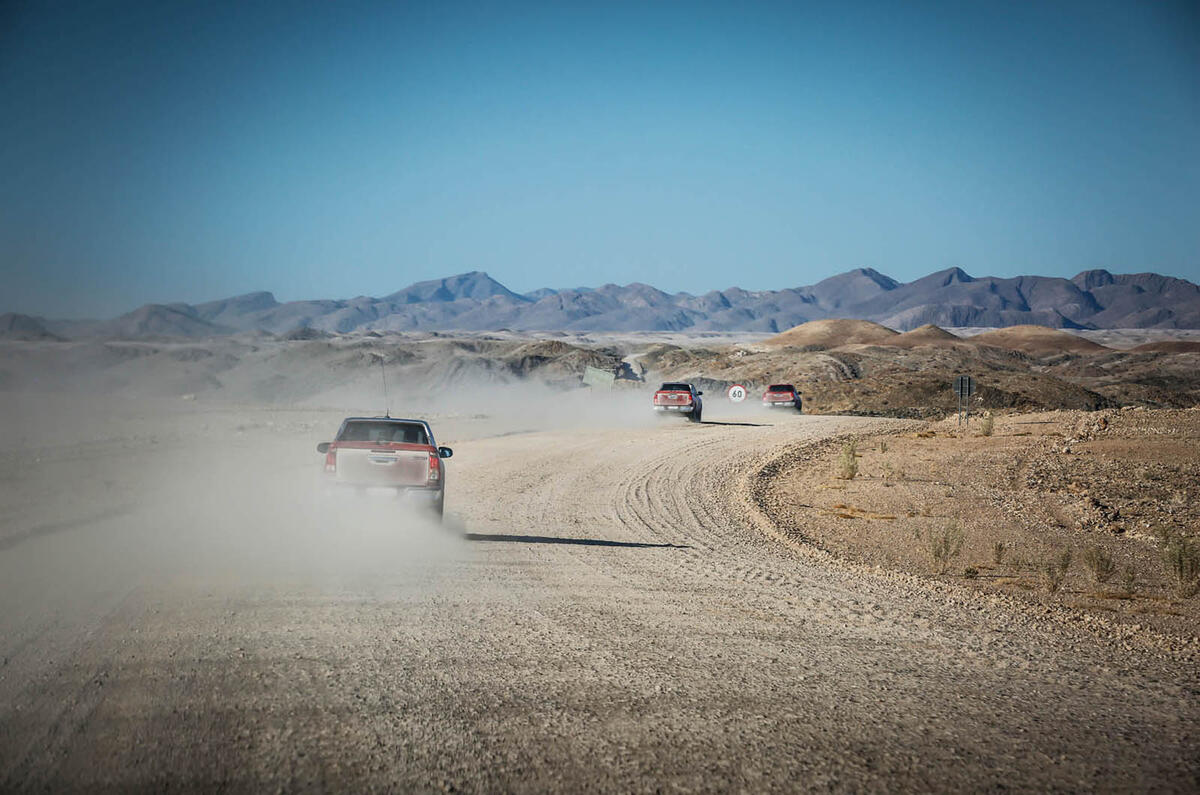 Toyota Hilux in Namibia