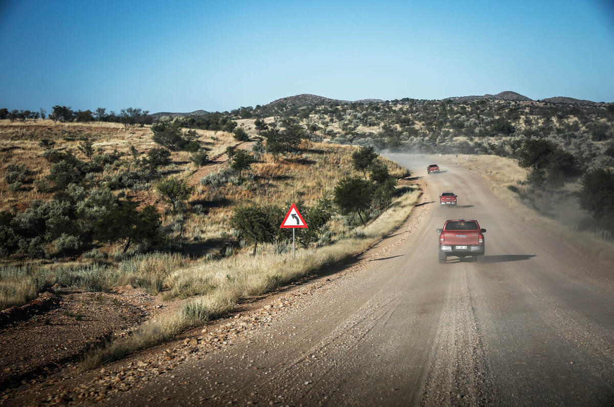 Toyota Hilux in Namibia