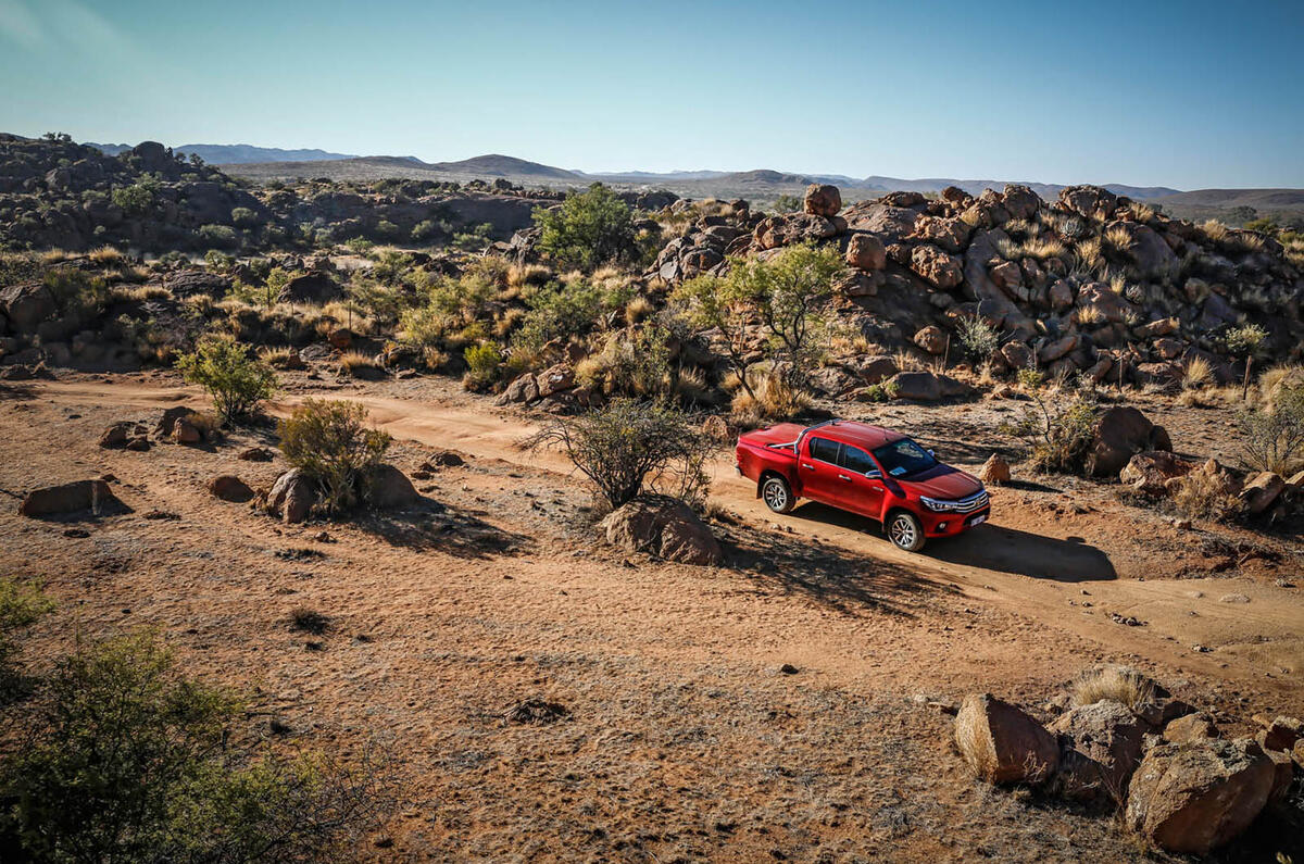 Toyota Hilux in Namibia