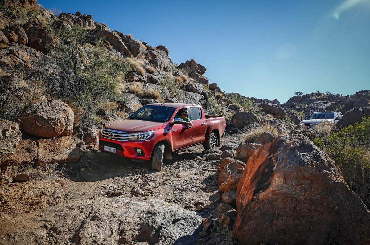 Toyota Hilux in Namibia