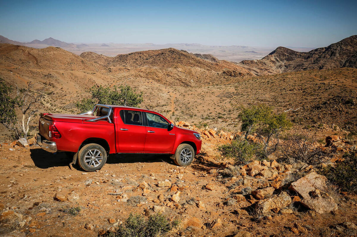 Toyota Hilux in Namibia
