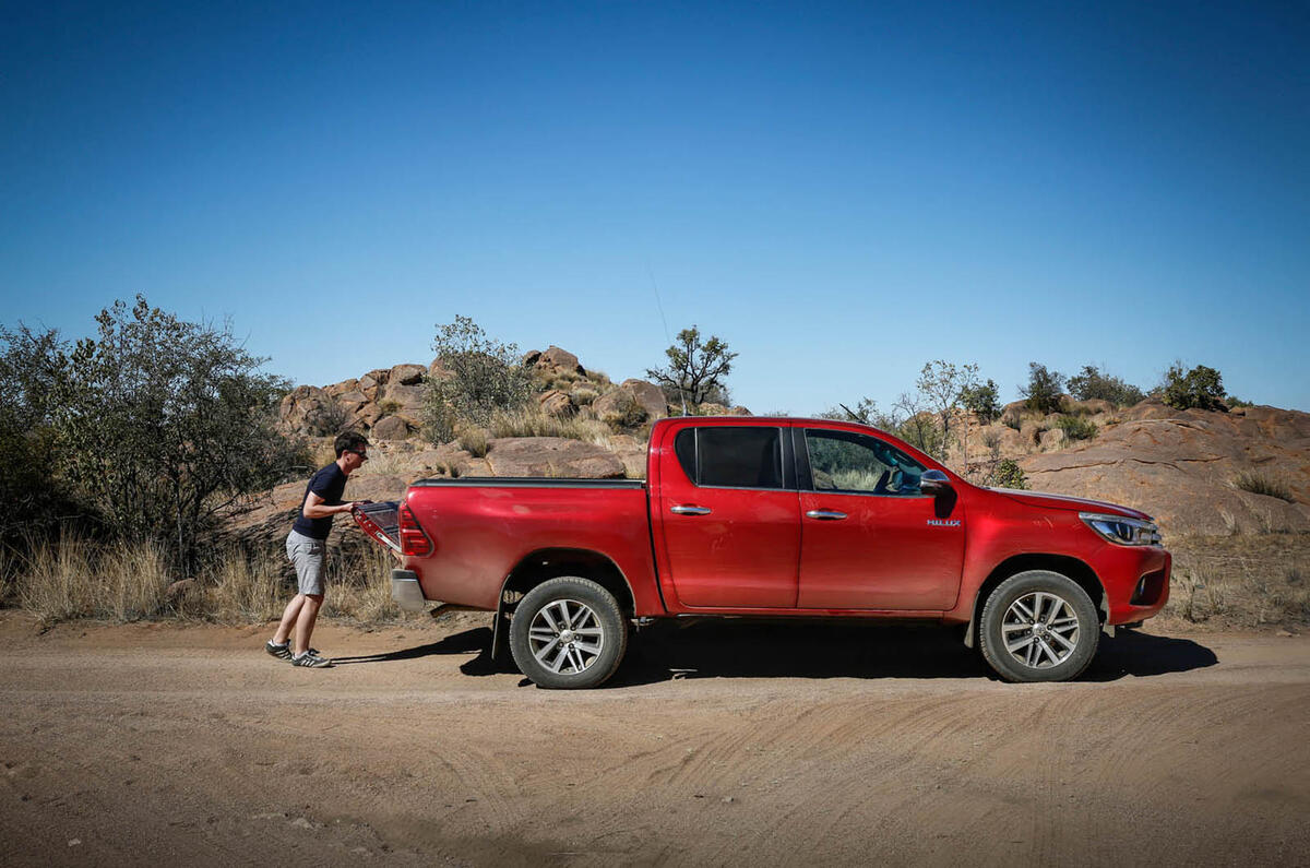 Toyota Hilux in Namibia