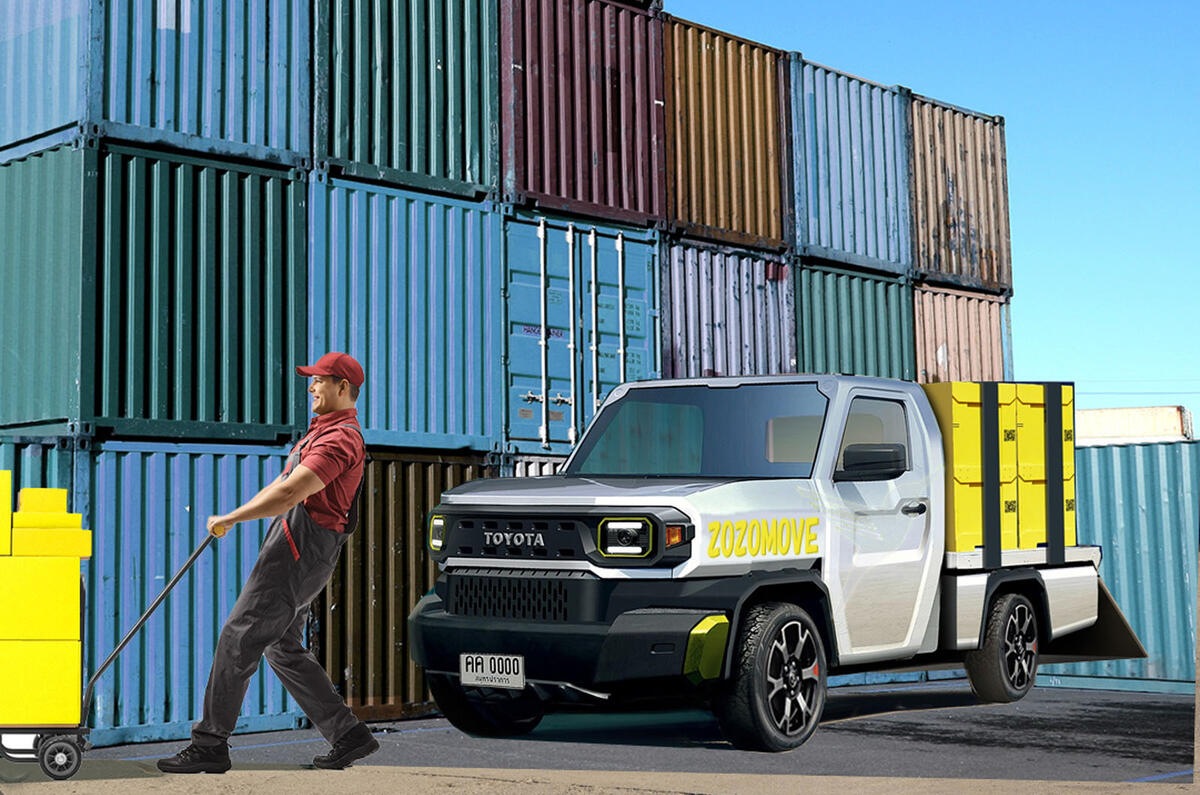 Toyota IMV 0 moving truck Toyota IMV 0 moving truck