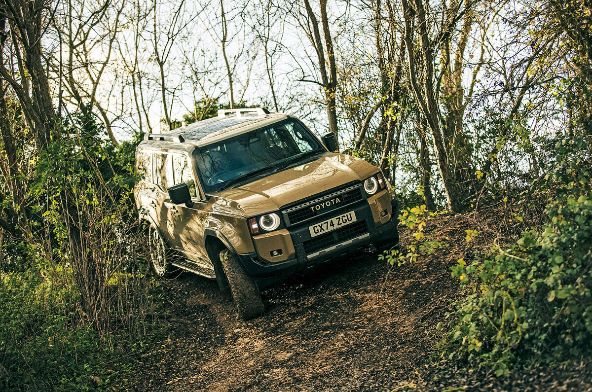 toyota land cruiser vs ineos grenadier vs land rover defender 2024 offroad day 1 jh 54
