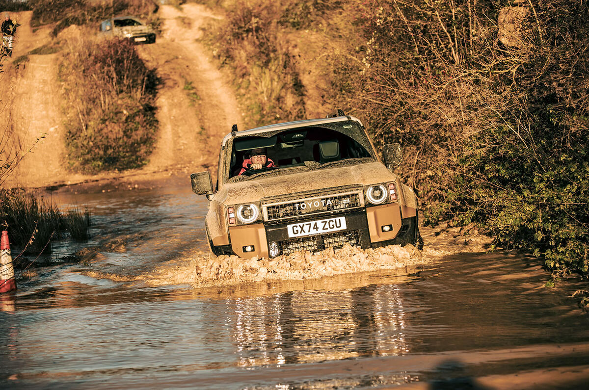 toyota land cruiser vs ineos grenadier vs land rover defender 2024 offroad day 2 jh 77