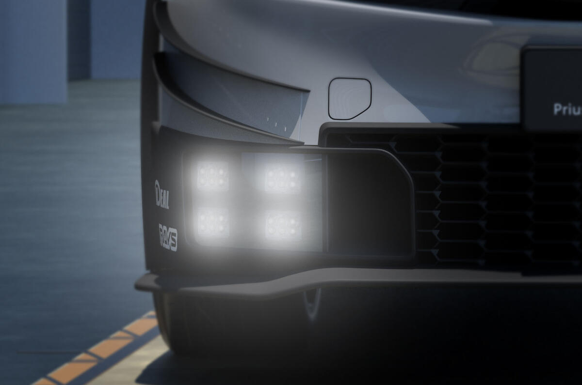 Toyota Prius Le Mans GR 2023 foglight detail