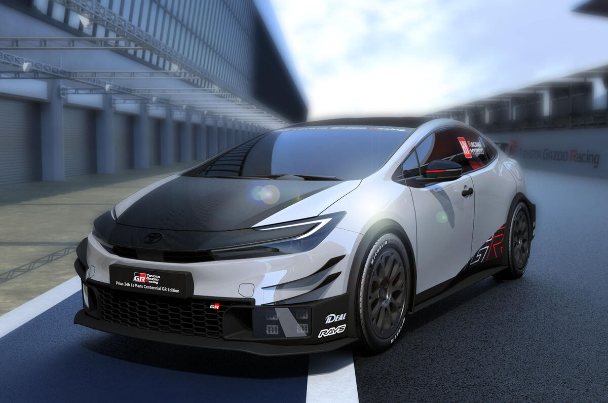 Toyota Prius Le Mans GR 2023 front quarter render