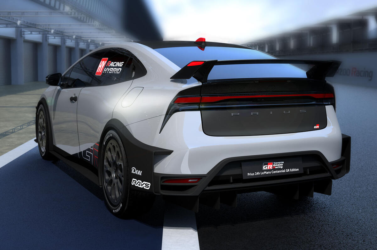 Toyota Prius Le Mans GR 2023 rear quarter render
