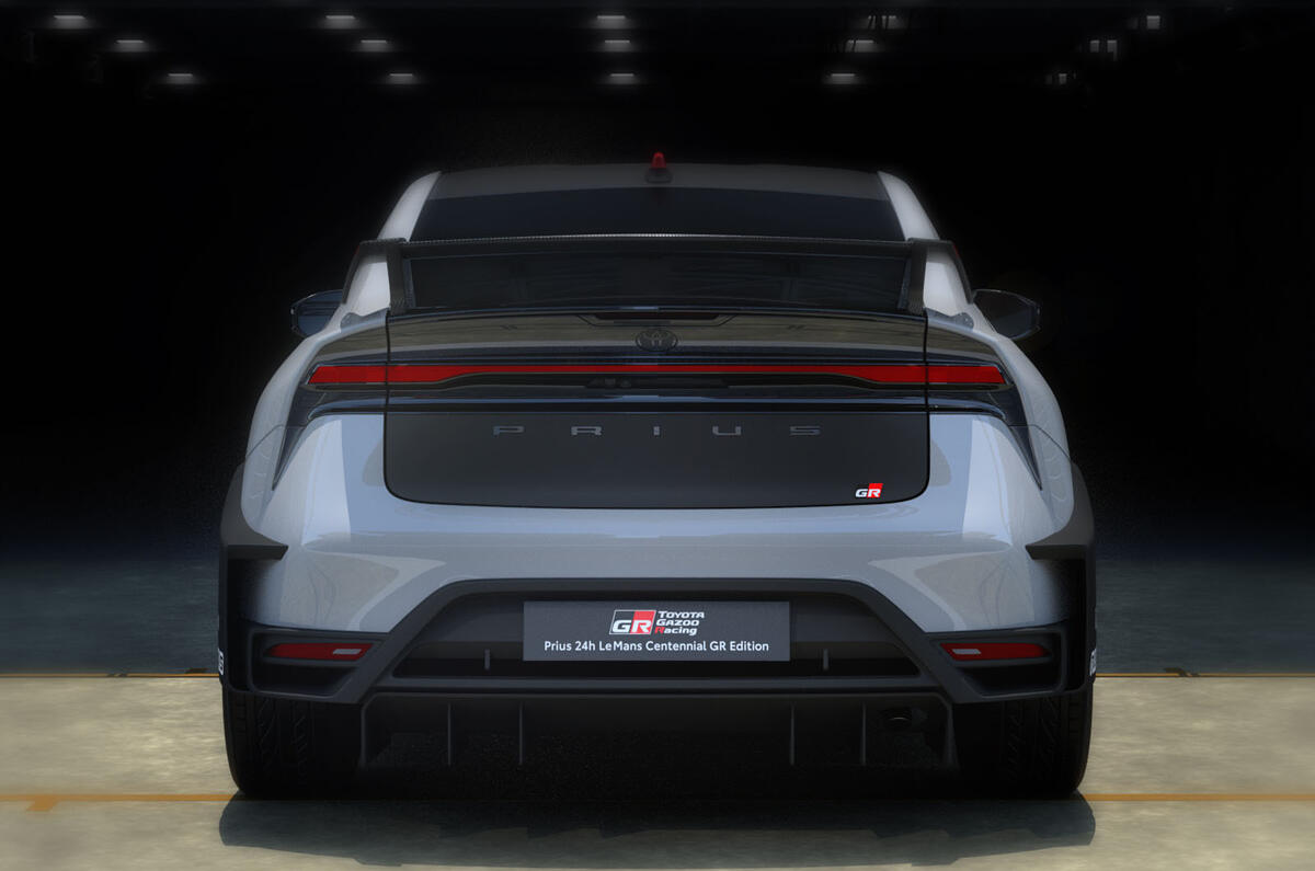 Toyota Prius Le Mans GR 2023 rear render