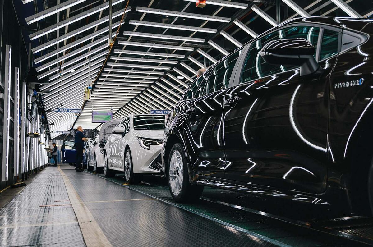 Toyota production line Toyota production line