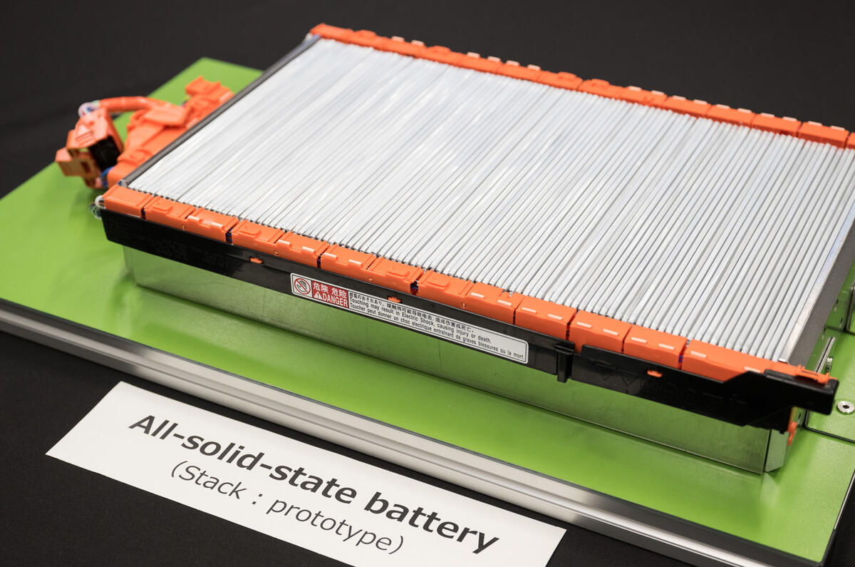 Toyota solid state battery prototype Toyota solid state battery prototype