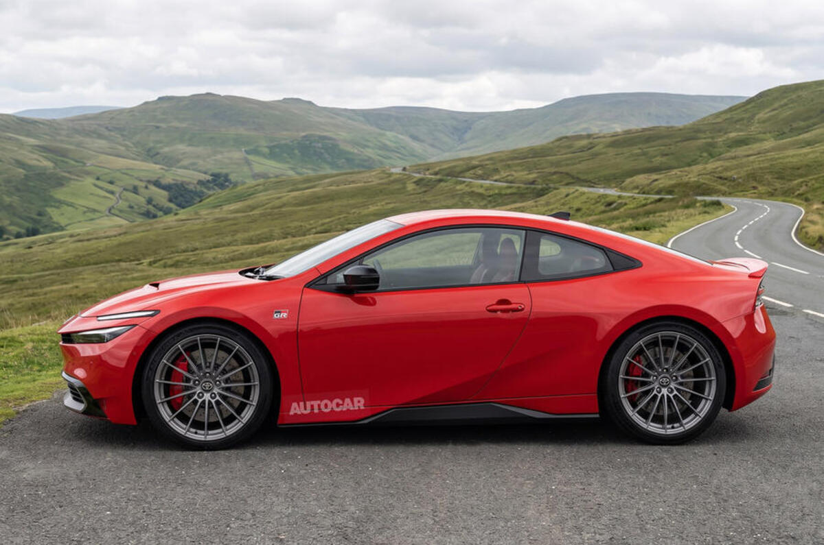toyota  celica gr render 2026 red