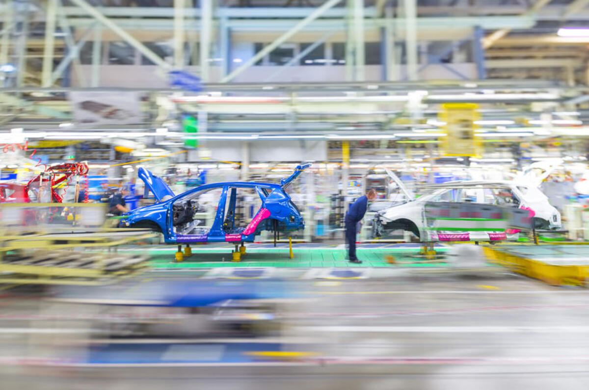 Toyota production line, Burnaston, Derbyshire