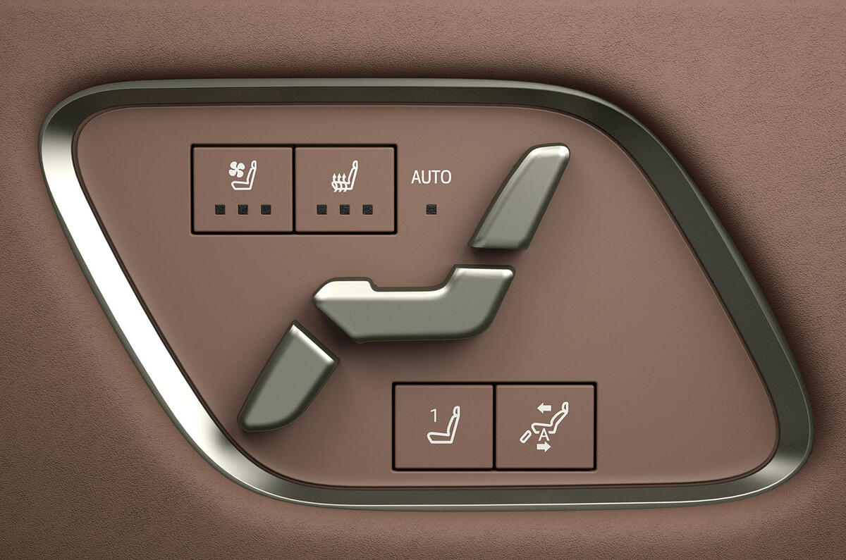 Toyota Century SUV seat controls Toyota Century SUV seat controls