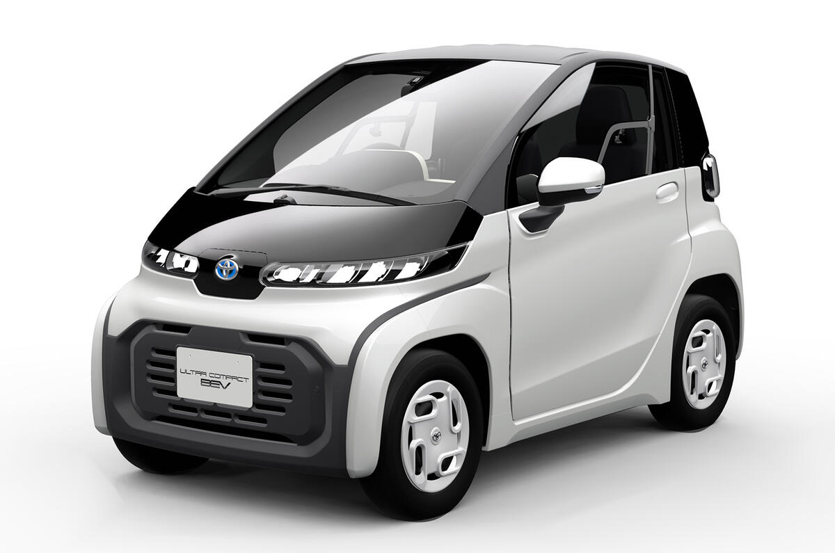 Toyota compact BEV - front