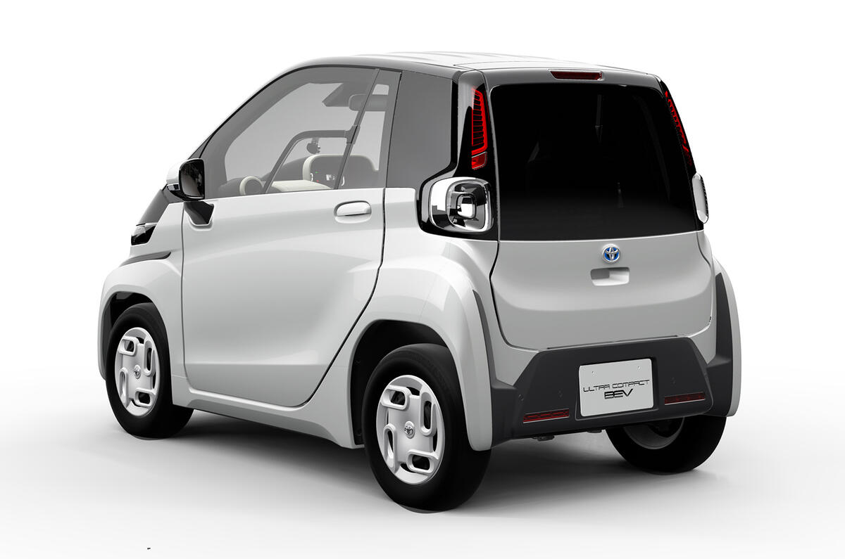 Toyota compact BEV - rear