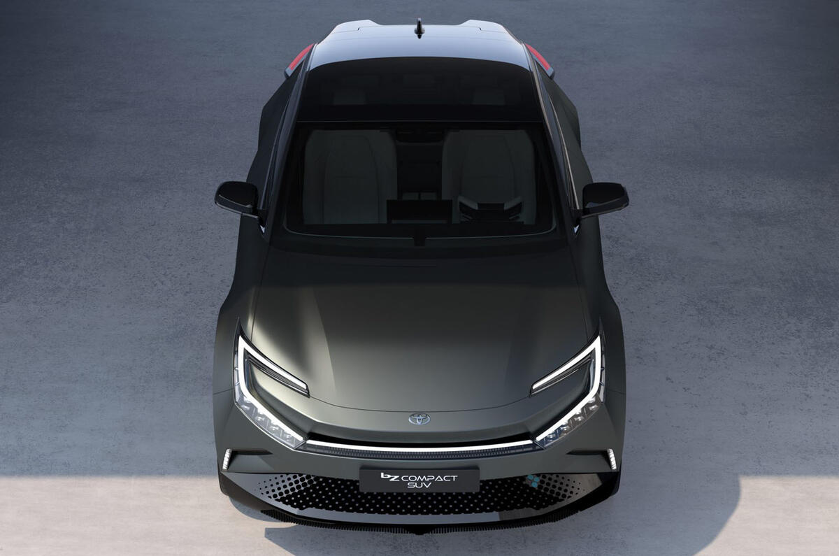 Toyota Compact SUV Concept front from above Toyota Compact SUV Concept front from above