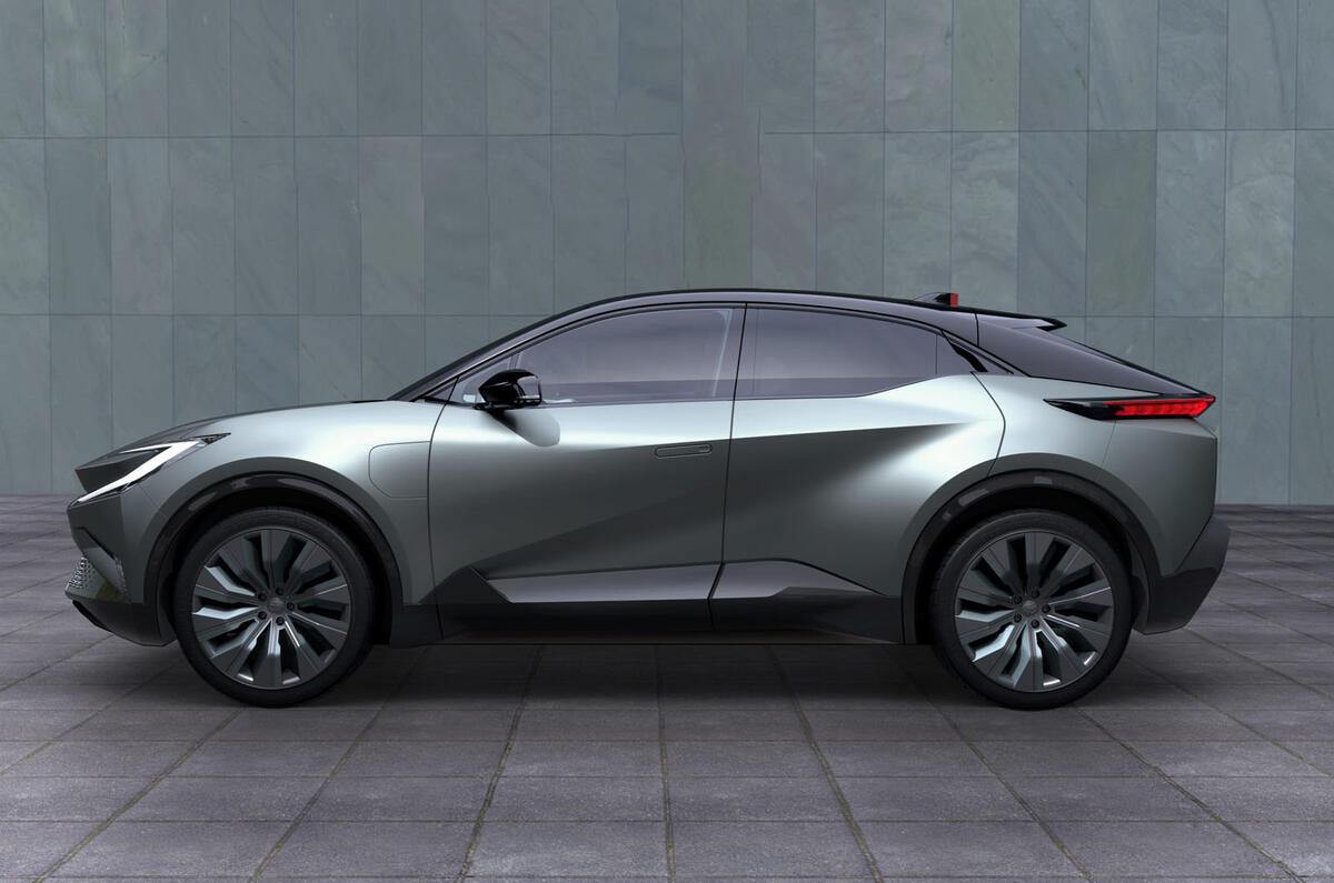 Toyota Compact SUV Concept side profile  Toyota Compact SUV Concept side profile