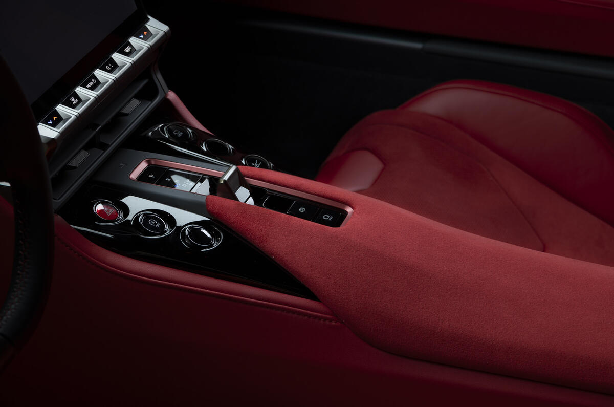 Toyota GR GT in studio   centre console