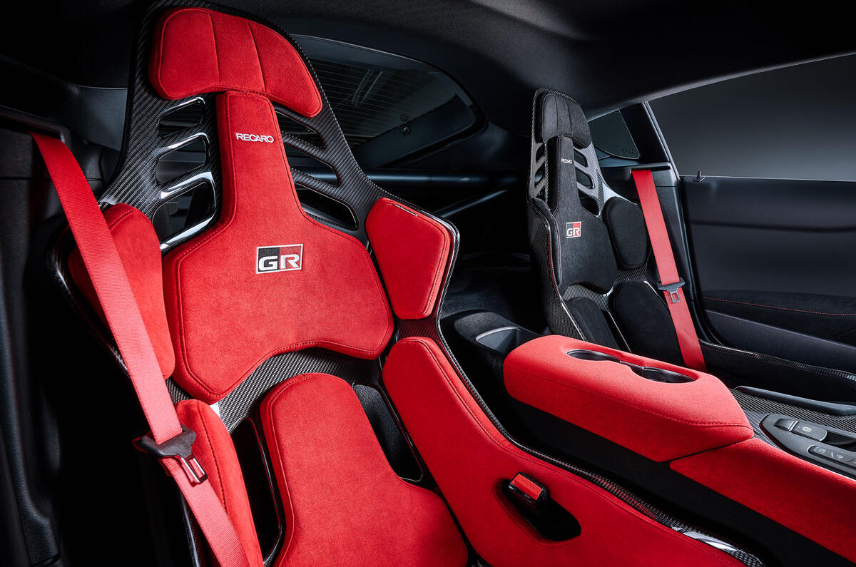 Toyota GR Supra A90 Final Edition   front seats Toyota GR Supra A90 Final Edition   front seats