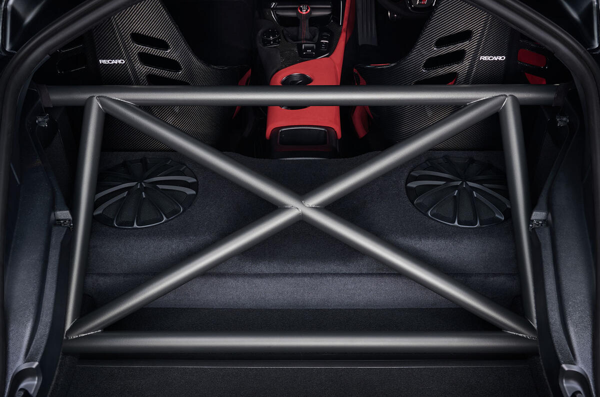 Toyota GR Supra A90 Final Edition   rear reinforcements Toyota GR Supra A90 Final Edition   rear reinforcements