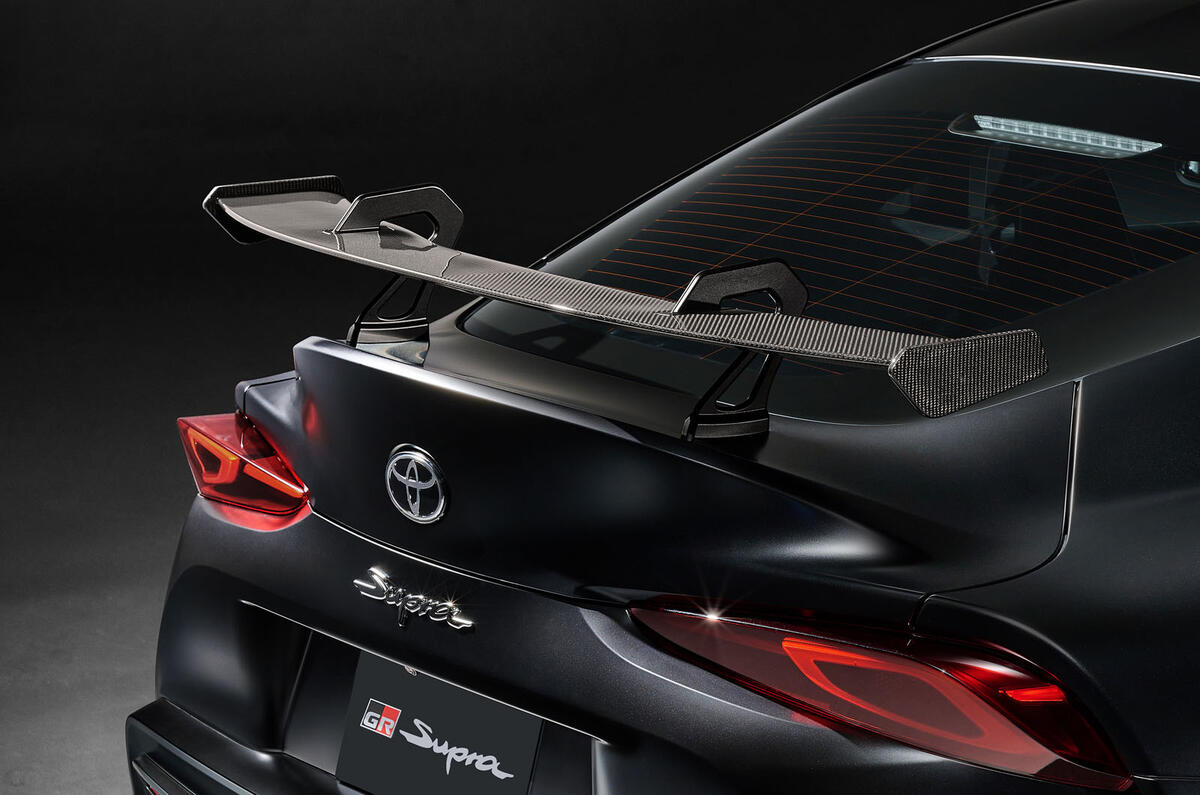 Toyota GR Supra A90 Final Edition   rear spoiler Toyota GR Supra A90 Final Edition   rear spoiler