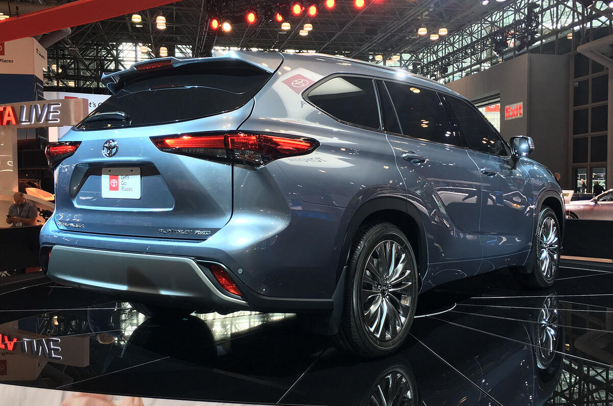 Toyota Highlander - New York Motor Show 2019 - rear