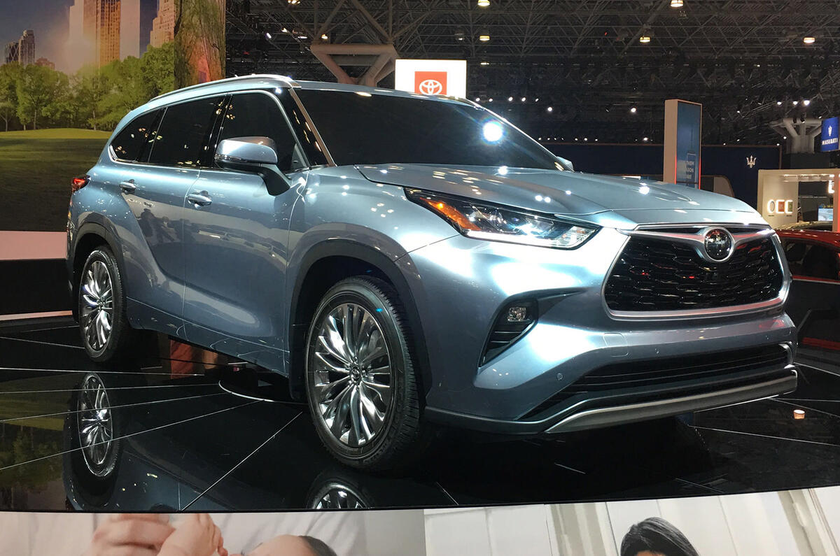 Toyota Highlander - New York Motor Show 2019 - lead