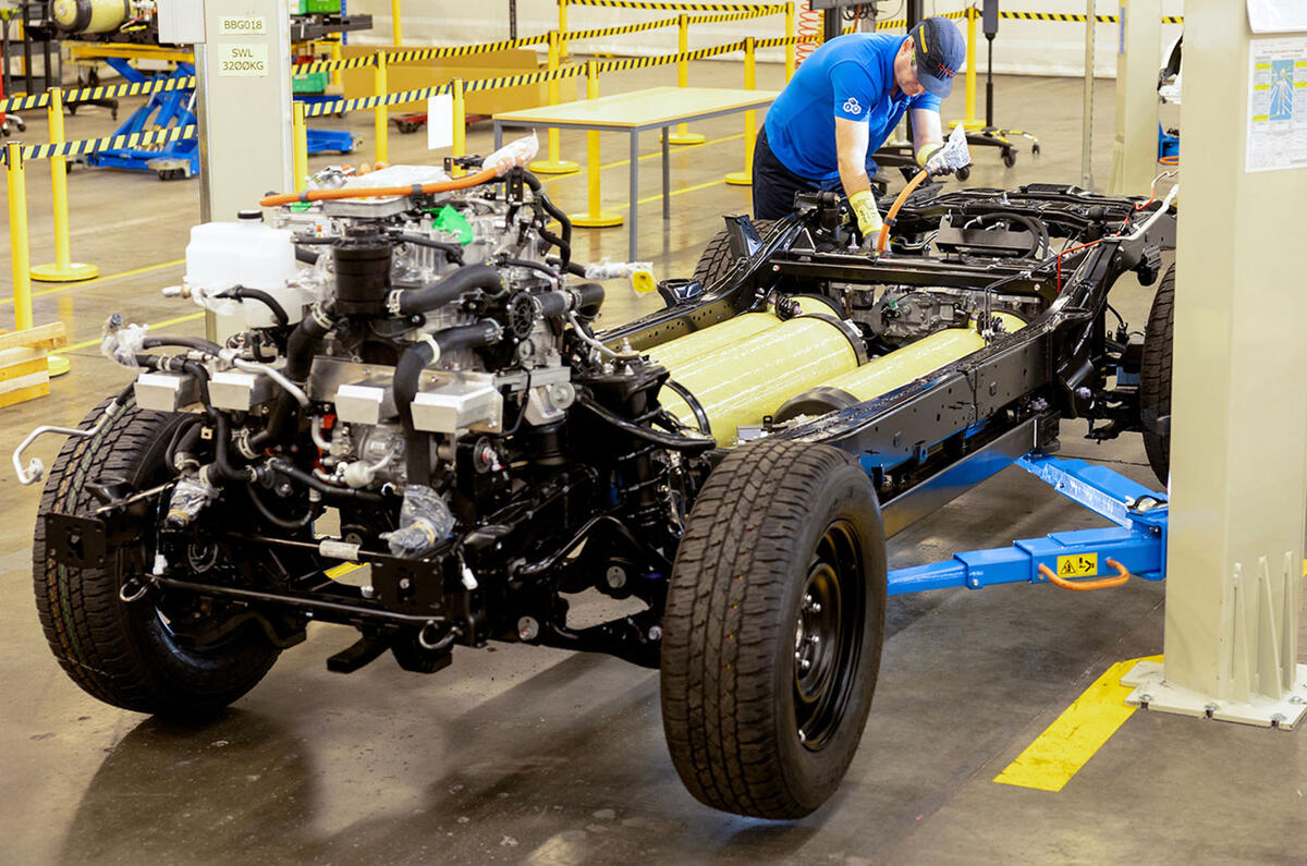 Toyota Hilux FCEV chassis Toyota Hilux FCEV chassis