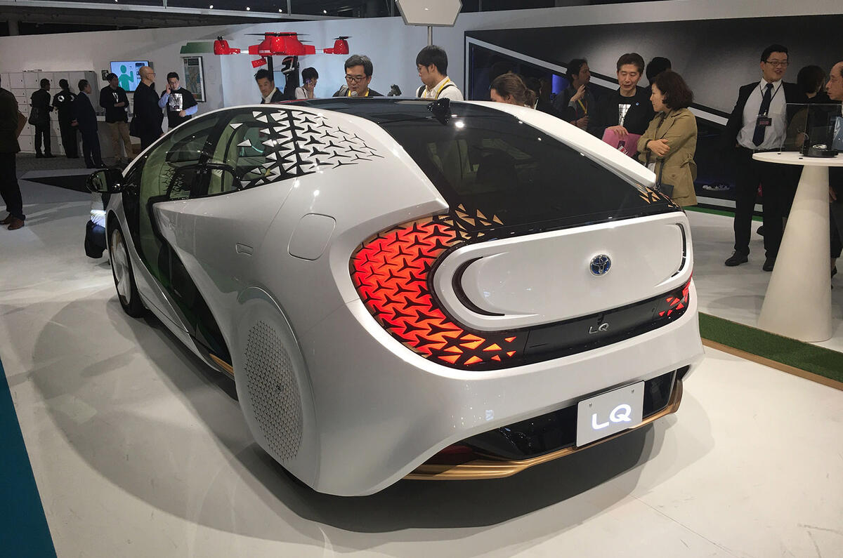 Toyota LQ at Tokyo 2019 - rear