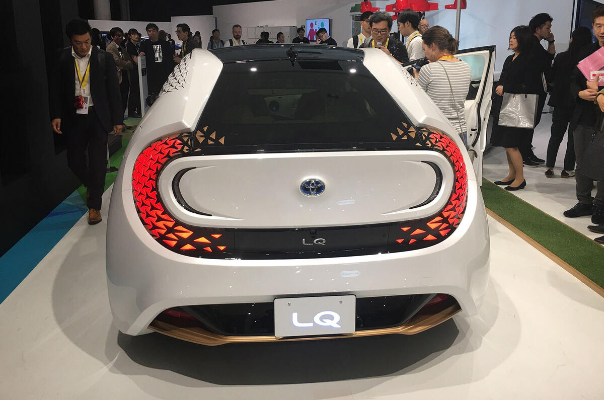 Toyota LQ at Tokyo 2019 - rear end