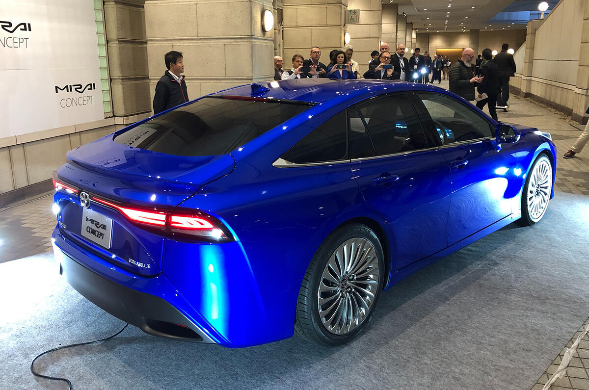Toyota Mirai concept at Tokyo motor show - rear