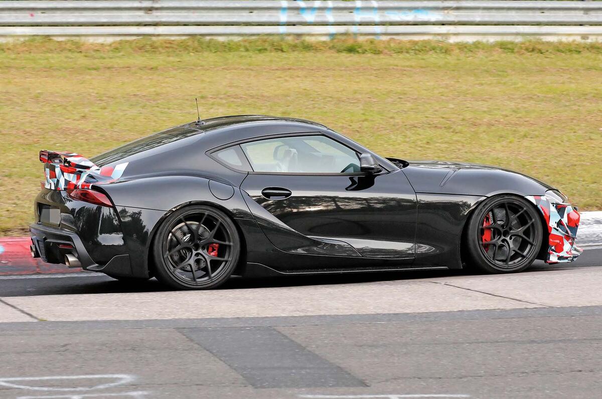 Toyota Supra GRMN rear three quarter Toyota Supra GRMN rear three quarter