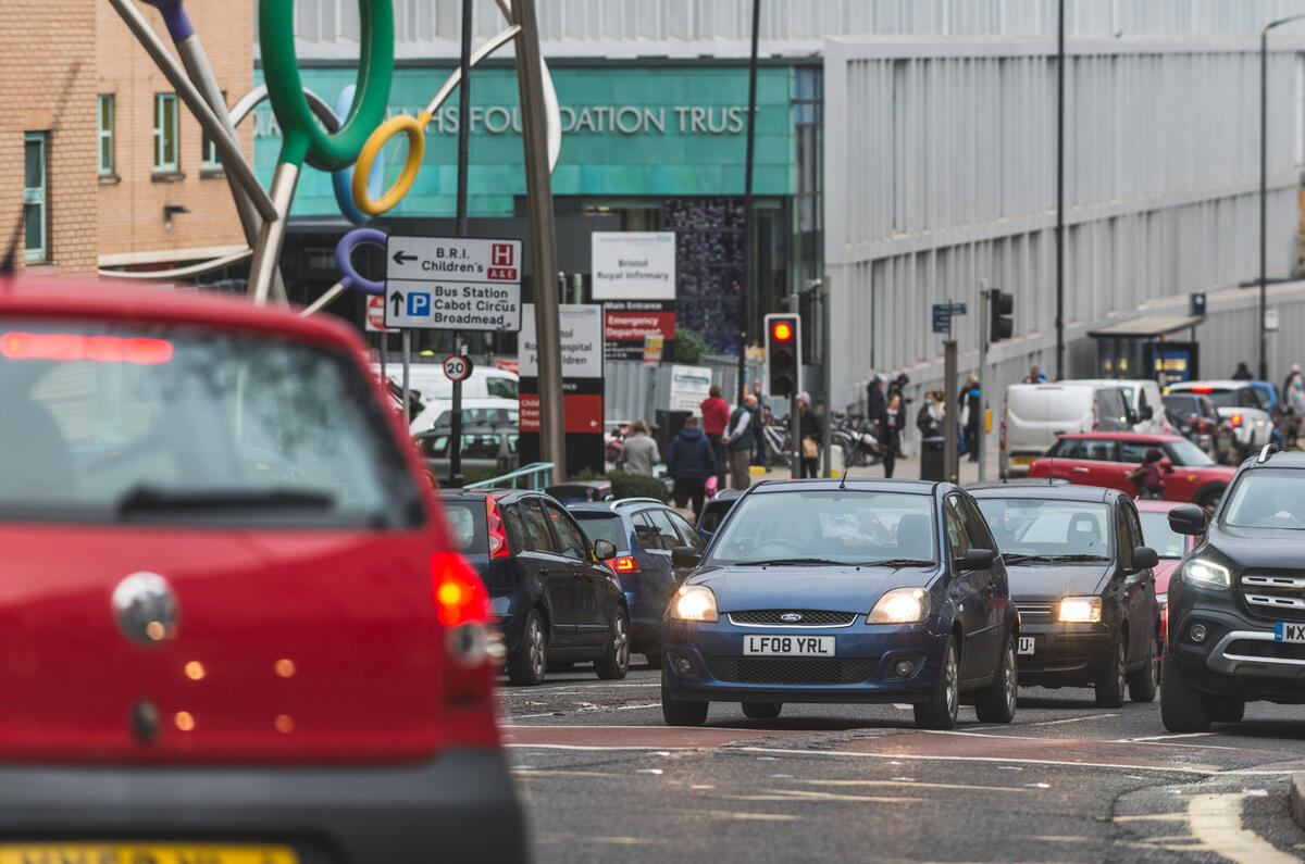 traffic scene uk
