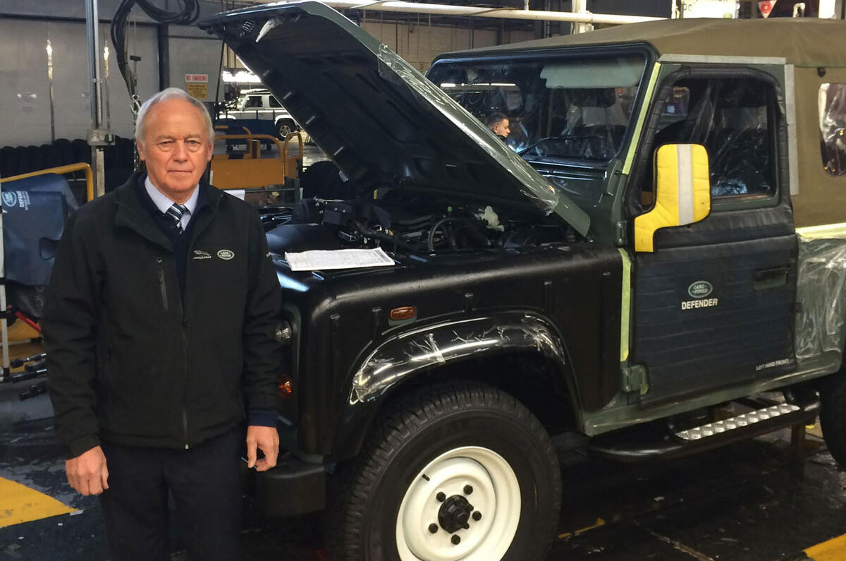 11th car from last - bought by Mr Land Rover Roger Crathorne himself