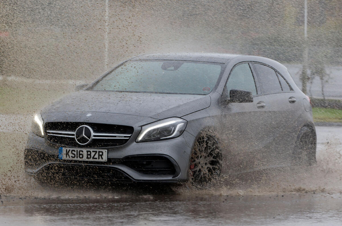 Audi TT RS vs Mercedes-AMG A45 vs Ford Focus RS - group test