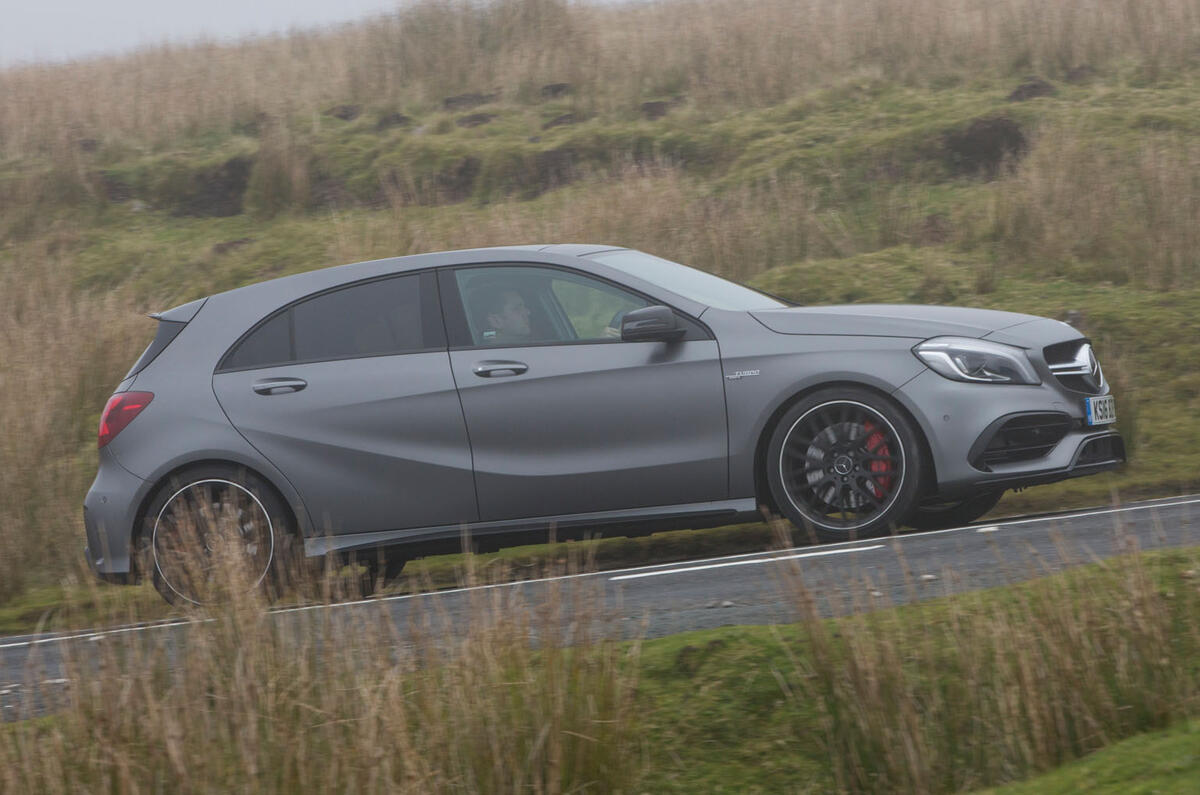 Audi TT RS vs Mercedes-AMG A45 vs Ford Focus RS - group test