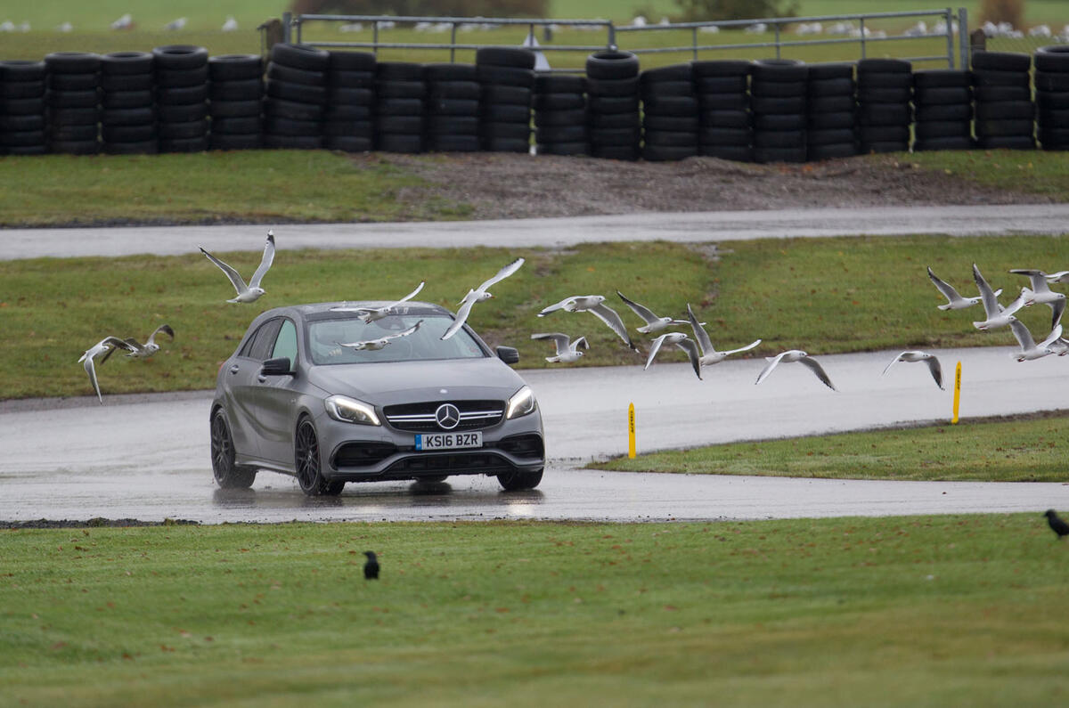 Audi TT RS vs Mercedes-AMG A45 vs Ford Focus RS - group test