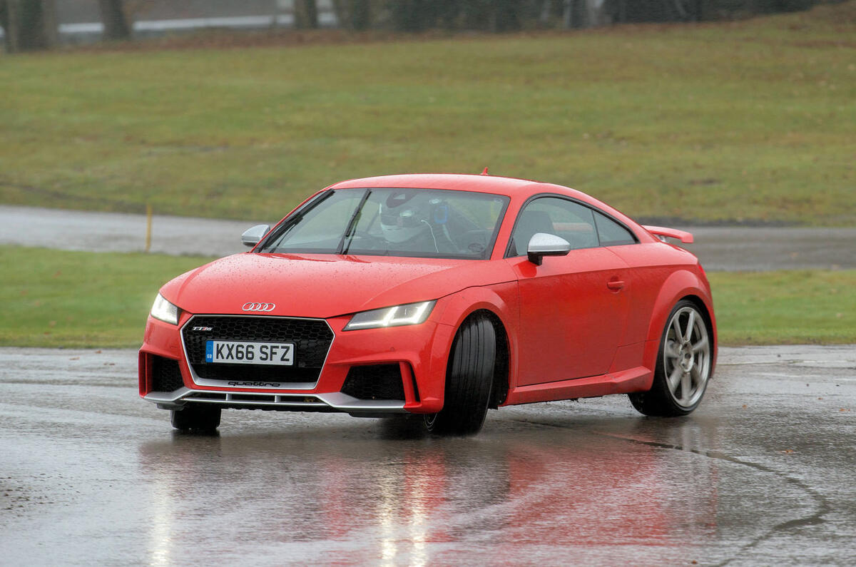 Audi TT RS vs Mercedes-AMG A45 vs Ford Focus RS - group test