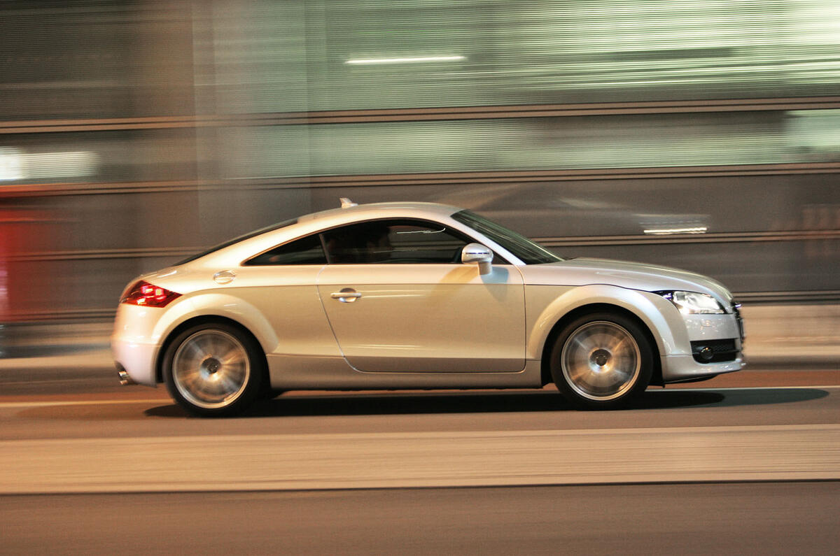 Audi TT press shot side