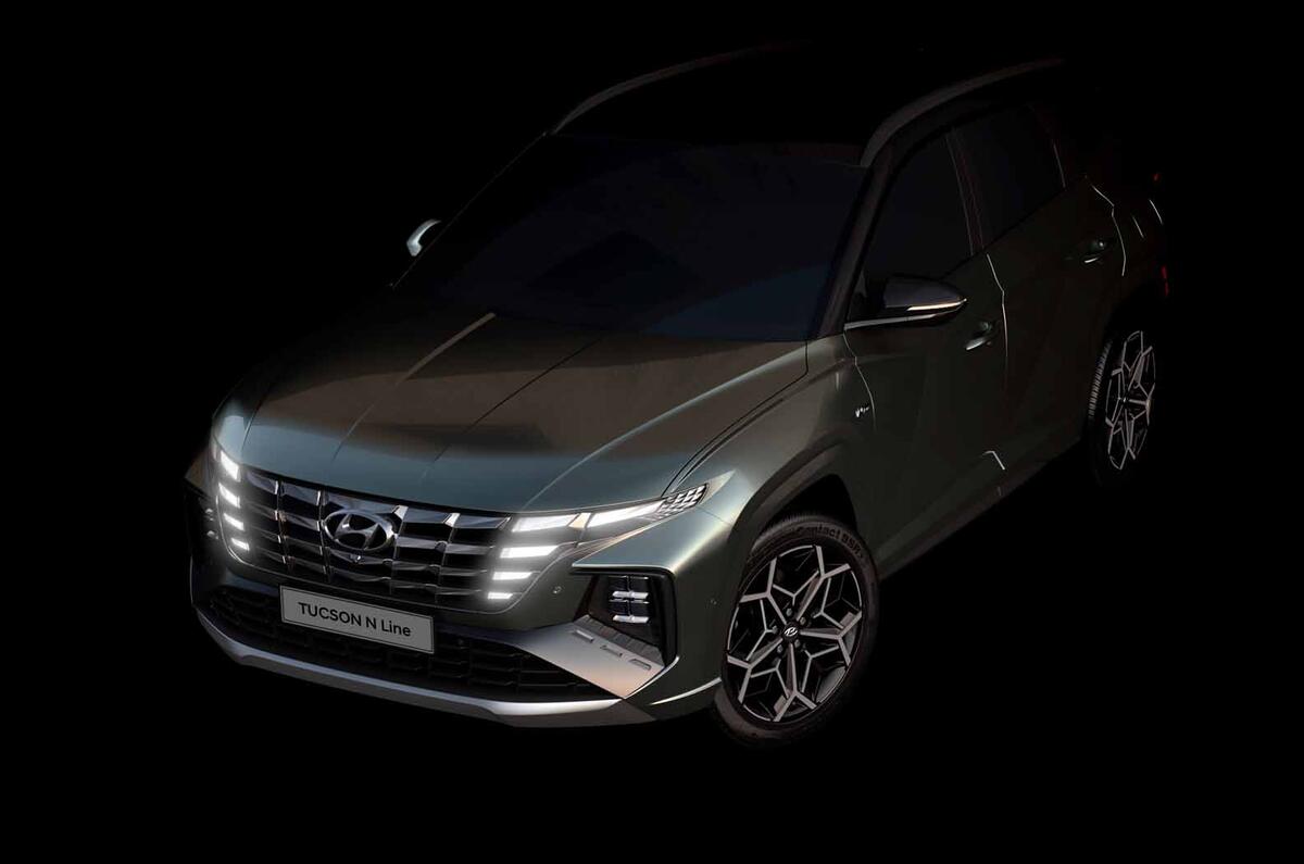 Tucson N-Line preview front Tucson N-Line preview front