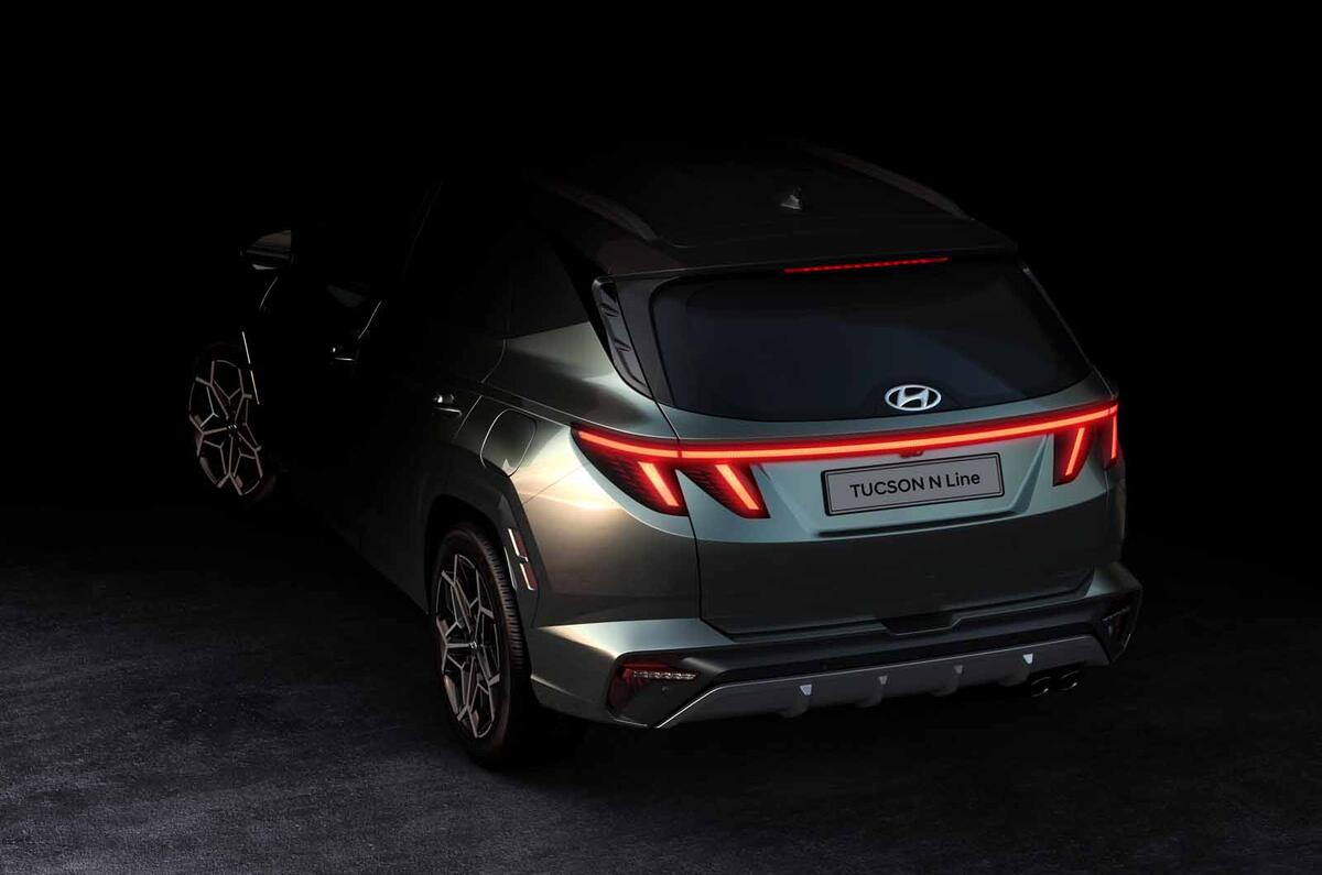 Tucson N-Line preview rear Tucson N-Line preview rear